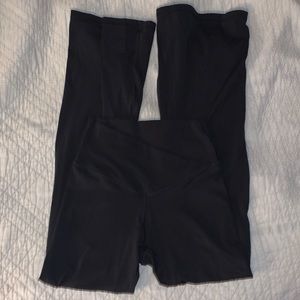 Aerie crossover flare pants